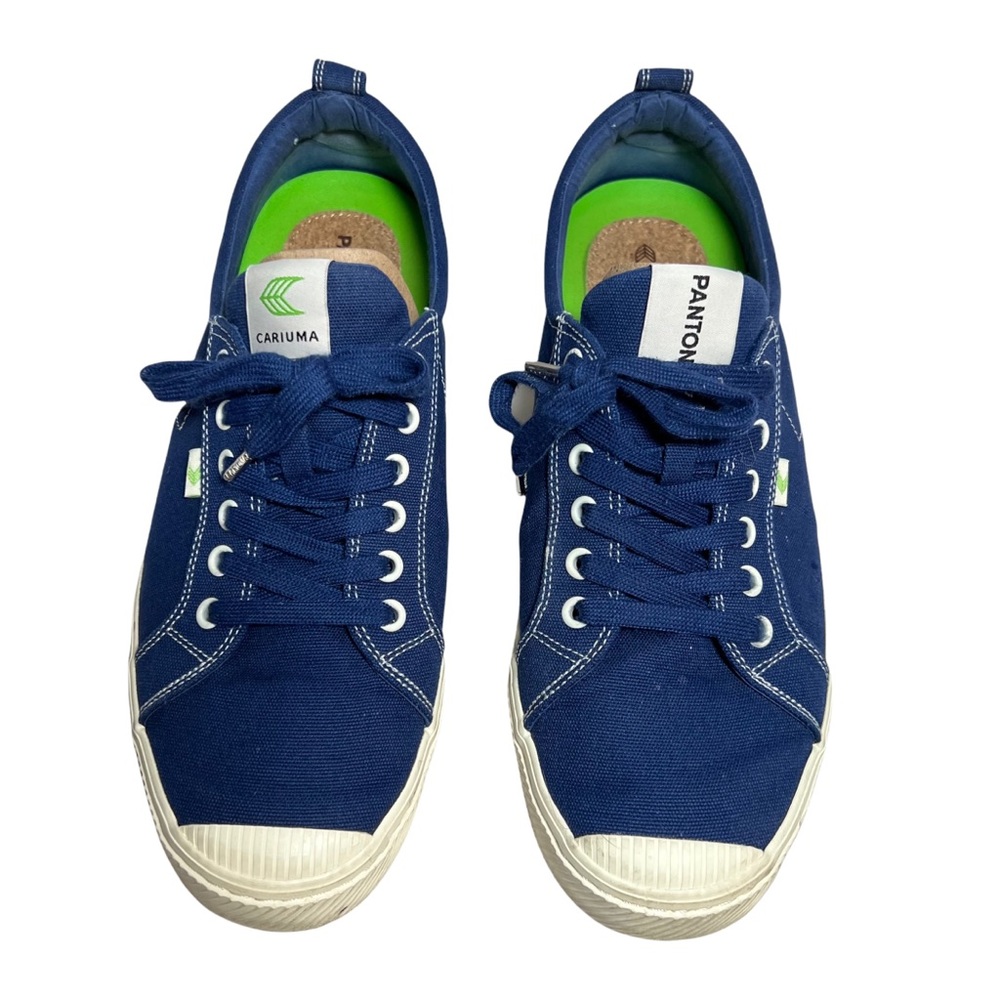 Blue Canvas Sneakers - Picture 8 of 10